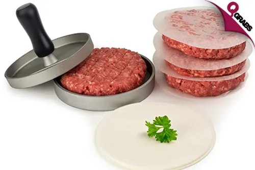 From QR29 Make Perfect Homemade Patties with a Non-Stick Burger Press! (Up to QR138 Value)